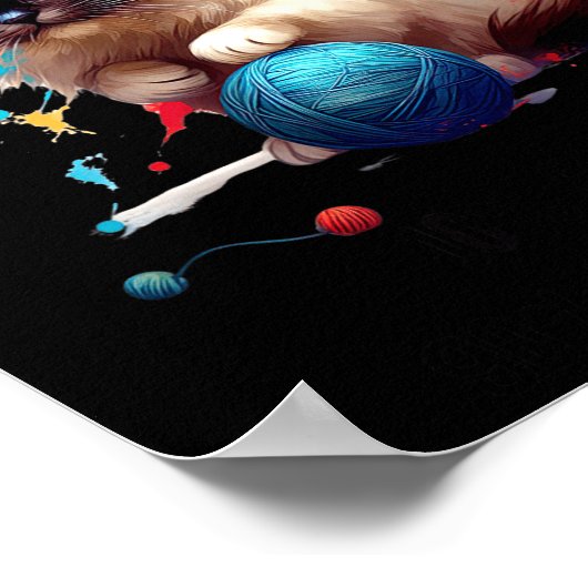 Pajama Ragdoll Cat Perfect For Cat Lovers! For Men ポスター (角)