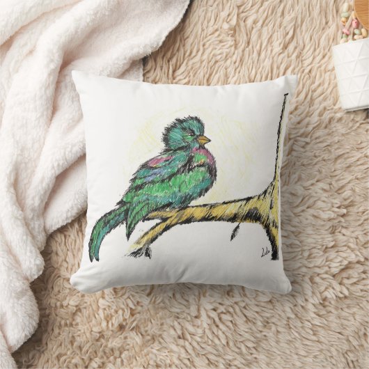 Pájaro con naturaleza クッション (ブランケット)