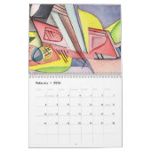 Pajaro Iterations, set 1, 2024 Calendar カレンダー (2月 2026)