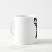 Pajibaのゾンビのマグ コーヒーマグカップ (正面左)