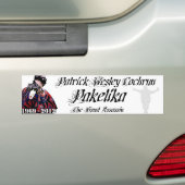 Pakelikaの捧げ物のバンパーステッカー バンパーステッカー (車上)