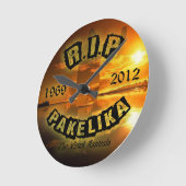 Pakelikaの捧げ物の時計 ラウンド壁時計 (傾斜)