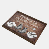 Pakiiwan po angのtsinelas oのsapatos ドアマット (アングル)