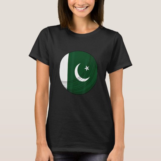Pakistan Cricket Ball Pakistan People Cricket Fan  Tシャツ (正面)
