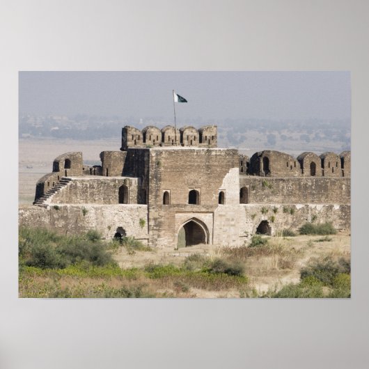 Pakistan, Dina. Talaqi Gate as seen from the ポスター (正面)