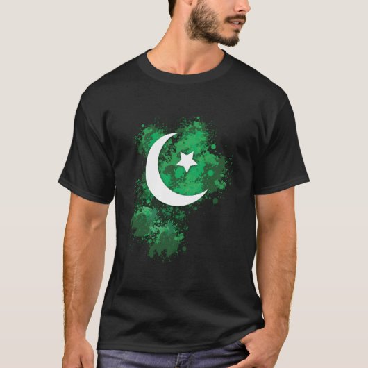 Pakistan Flag 14 August Patriotic Independent Day Tシャツ (正面)