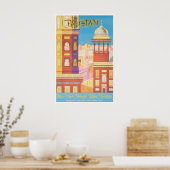 Pakistan Print Lahore Travel Poster Art (XR1920)a ポスター (キッチン)