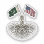 Pakistani-American シール (正面)