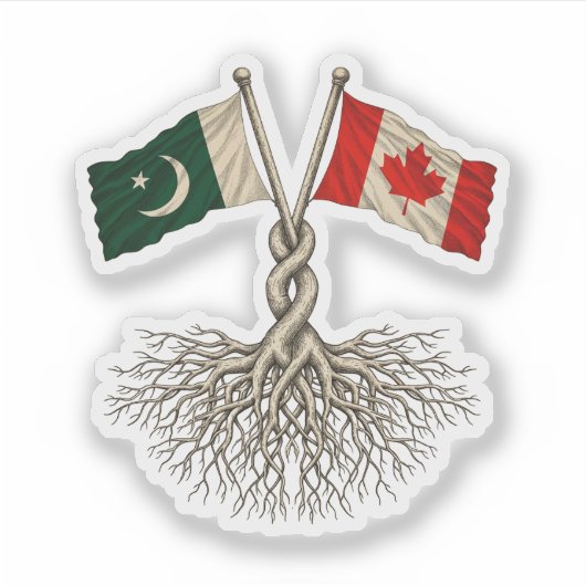 Pakistani-Canadian シール (正面)