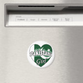 Pakistani Girl マグネット (インサイチュ (食洗機))