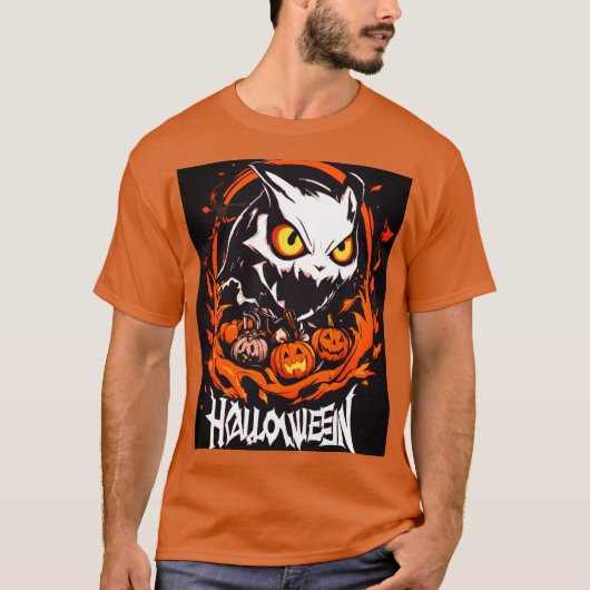 "Paklmton" Terror Naranja Tシャツ (正面)
