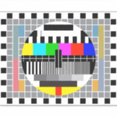 PALテストカード シール (正面)