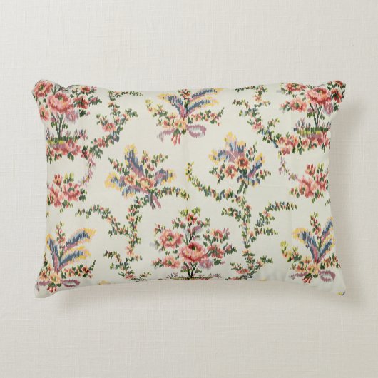 Palaで女王のためにMarieアントワネット編まれる布 アクセントクッション (正面)