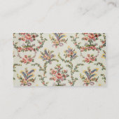 Palaで女王のためにMarieアントワネット編まれる布 名刺 (裏面)