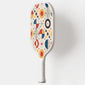 Pala de pickleball diseño geométrico ピックルボールラケット (左)