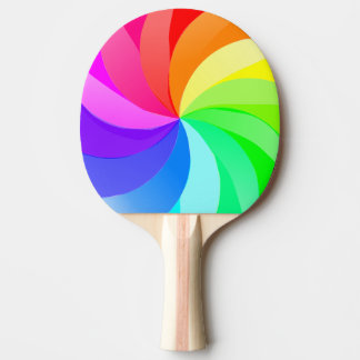 Pala de Ping Pong Colores del Arcoíris 卓球ラケット