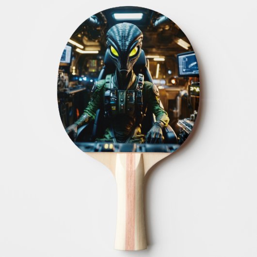 Pala de Ping Pong Extraterrestre Viajando 卓球ラケット (正面)