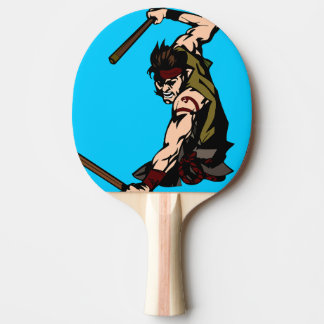 Pala de Ping Pong Guerrero Japonés Atacando 卓球ラケット