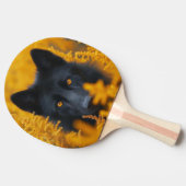 Pala de Ping Pong Lobo Negro Observando 卓球ラケット (横)