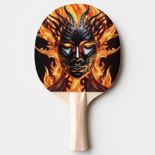 Pala de Ping Pong Máscara Ardiente 卓球ラケット (正面)
