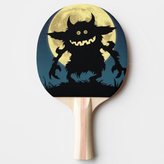 Pala de Ping Pong Monstruo Fantasma en Luna llena 卓球ラケット (正面)