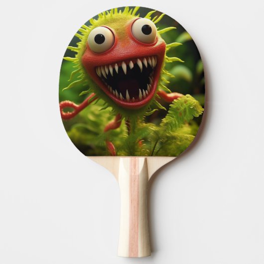 Pala de Ping Pong Monstruo Gracioso de Boca Grande 卓球ラケット (正面)