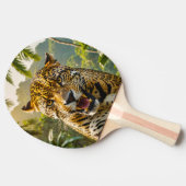Pala de Ping Pong Peligroso Leopardo en la Selva 卓球ラケット (横)