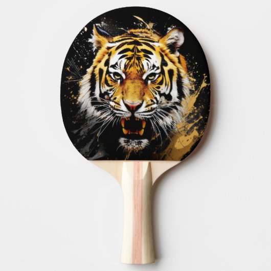 Pala de Ping Pong Tigre Poderoso Felino 卓球ラケット (正面)