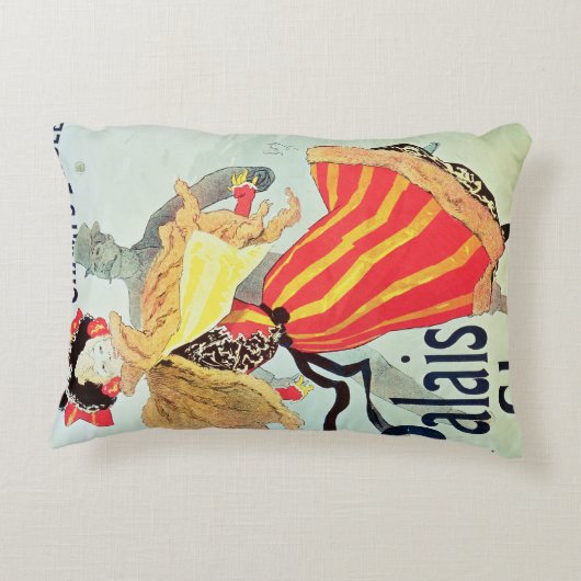 Palace',のチャンピオンElysees、パリ1893年を凍らして下さい アクセントクッション (裏面)