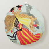 Palace',のチャンピオンElysees、パリ1893年を凍らして下さい ラウンドクッション (裏面)