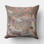 Palace Dreamscape Psychedelic Rococo Revival Mural クッション (正面)
