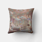 Palace Dreamscape Psychedelic Rococo Revival Mural クッション (裏面)