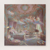 Palace Dreamscape Psychedelic Rococo Revival Mural ジグソーパズル (縦)