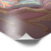 Palace Dreamscape Psychedelic Rococo Revival Mural フォトプリント (角)