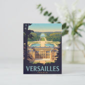 Palace of Versailles Postcard – Historic French La ポストカード (スタンド正面)