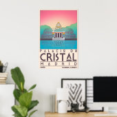 Palacio De Cristal Poster Bold Geometry and Calm ポスター (ホームオフィス)