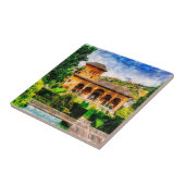 Palacio del Partal，アルハンブラ，グラナダ，スペイン。 タイル (側面)