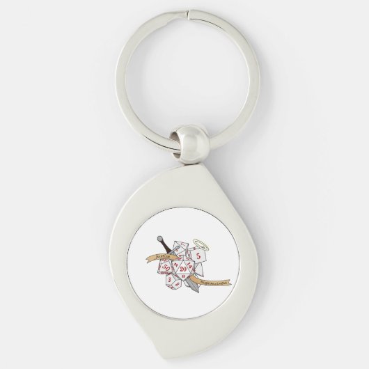 Paladin Dice Design キーホルダー (正面)