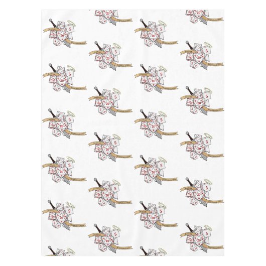 Paladin Dice Design テーブルクロス (正面)