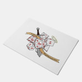 Paladin Dice Design ドアマット (アングル)