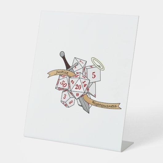 Paladin Dice Design 台座サイン (正面)