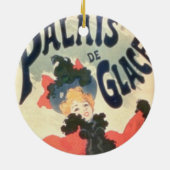 Palais de GlaceのチャンピオンElysees、パリ1894年(colo セラミックオーナメント (裏面)