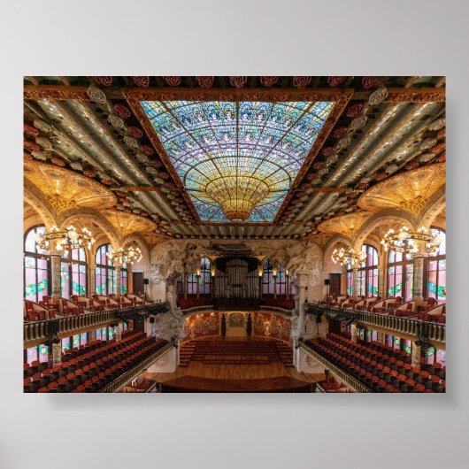 Palais de la Musica Catalana ポスター (正面)