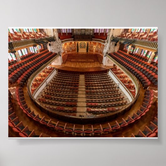 Palais de la Musica Catalana ポスター (正面)