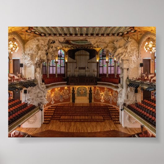 Palais de la Musica Catalana ポスター (正面)