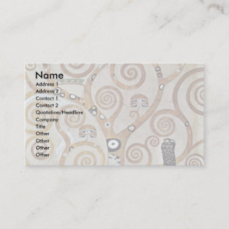 Palais Stocletのフリーズのためのデザイン 名刺