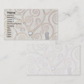 Palais Stocletのフリーズのためのデザイン 名刺 (正面/裏面)