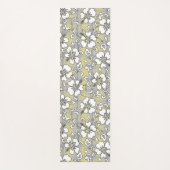 Palaka Pareau Hawaiian Check Hibiscus - Gray ヨガマット (正面)