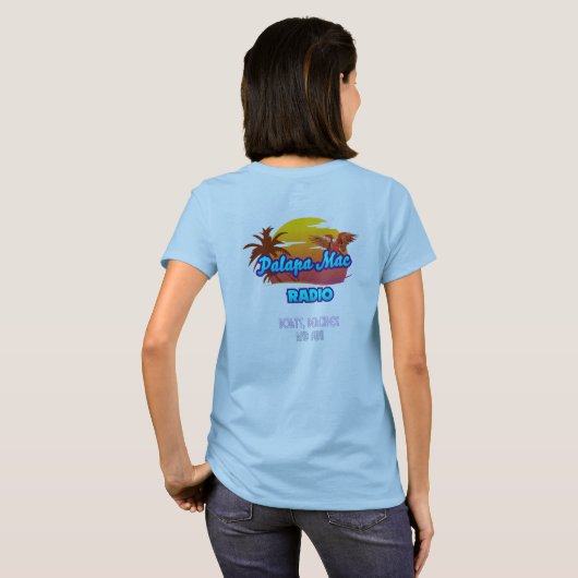 Palapa Mac (女性)はTシャツに合いました Tシャツ (裏面フル)