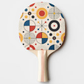 Palas de ping pong diseño geométrico 卓球ラケット (裏面)